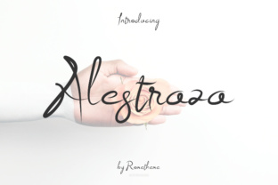 Alestraza: The Elegant Handwritten Font for Professional Design
