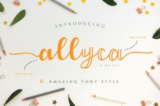 Allyca: A Versatile Script Font for Creative Projects