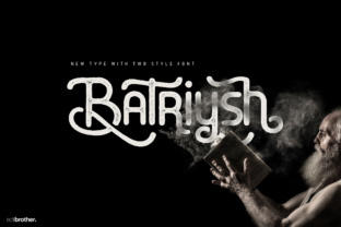 Batriysh: A Bold Script for Monogram Appeal and Luxurious Design