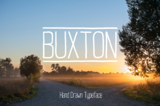 Buxton: A Minimalistic Handwritten Sans Serif Font for Modern Design