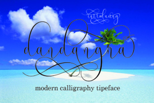 Dandangna: A Stylish Calligraphy Font for Elegant Design Projects