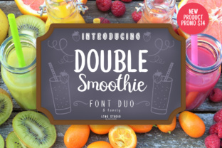 Double Smoothie: A Playful Font for Creative Expression
