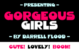 Gorgeous Girls: A Bold, Playful Font for Modern Design