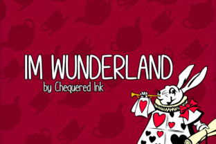 Im Wunderland: A Complete Font Family for a Cute Handwritten Finish