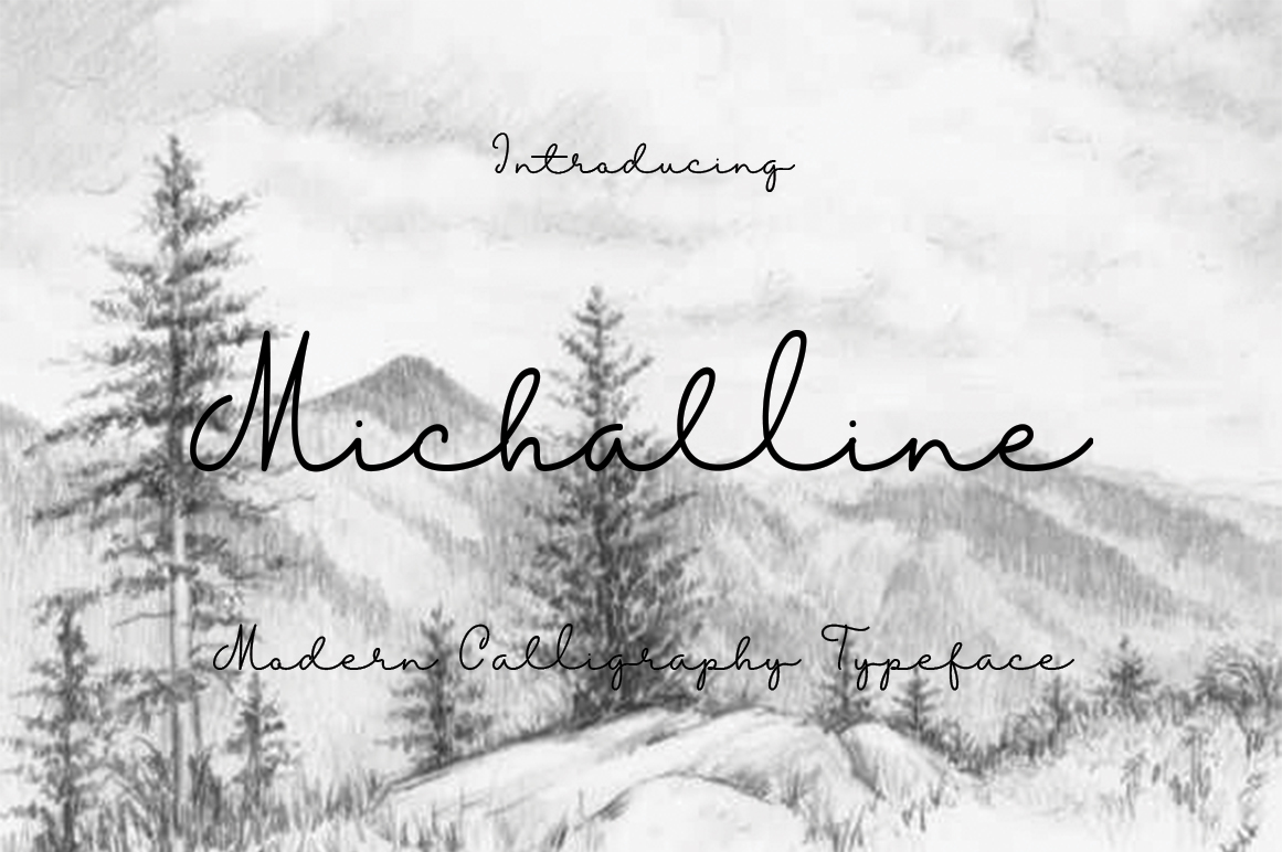 Michalline: A Delightful Font for Modern Design
