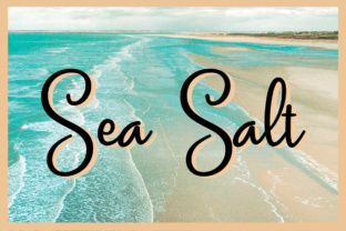 Sea Salt: A Nostalgic Script for Modern Design