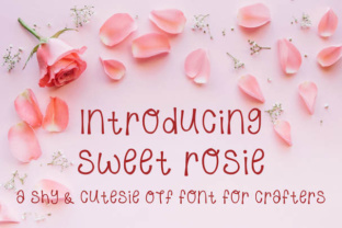 Sweet Rosie: A Whimsical Handwritten Font for Creative Projects