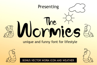 The Wormies: A Unique and Funny Font for Creative Projects