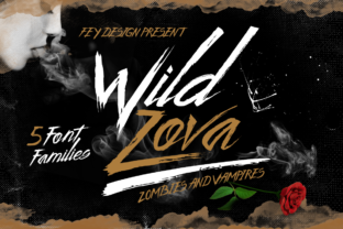 Wild Zova: A Dark and Daring Font for the Alternative World