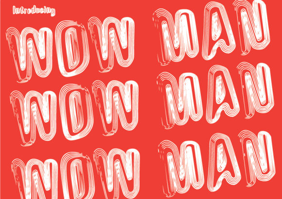 Wow Man: A Trippy Font for Creative Workflows
